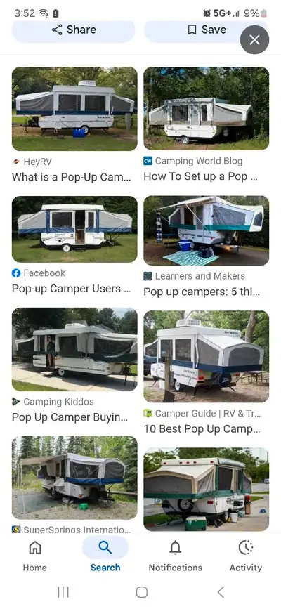 Looking for a used pop up trailer for a reasonable price. It needs to be a maximum box length of 10f...