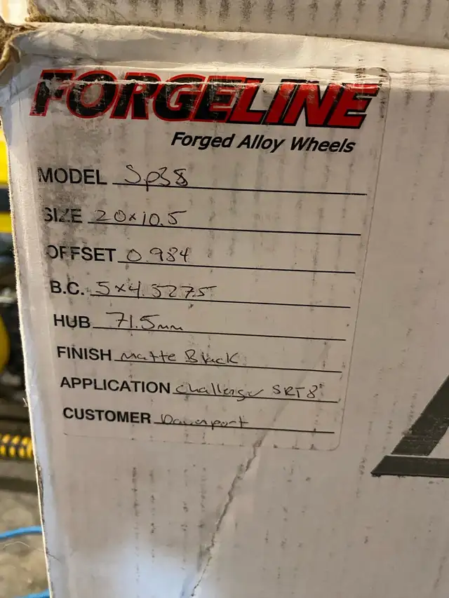 Forged wheels for challenger556564795674470405