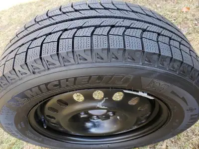225/65/R17 NEW MICHELIN X-ICE WINTER TIRES ON RIMS* USED HALF A SEASON *Will Fit DODGE GRAND CARAVAN...