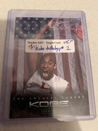 Kobe Anthology #1 Bryant NBA Lakers Panini Showcase 267 