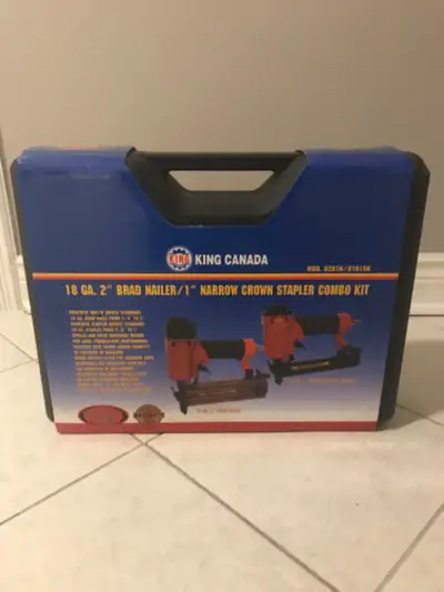 Brad Nailer and Crown Stapler Kit, View more