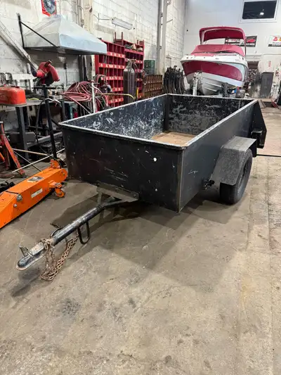 Redone single axle utility trailer Completely restored trailer, very well taken care of Tires change...