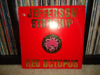 JEFFERSON STARSHIP VINYL RECORD LP: RED OCTOPUS!