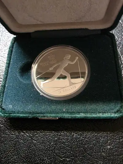 1 troy oz 1988 OLYMPIC $20 COIN, View more