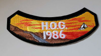 Vintage 1986 HOG Harley Owners Group Member Jacket Patch 
