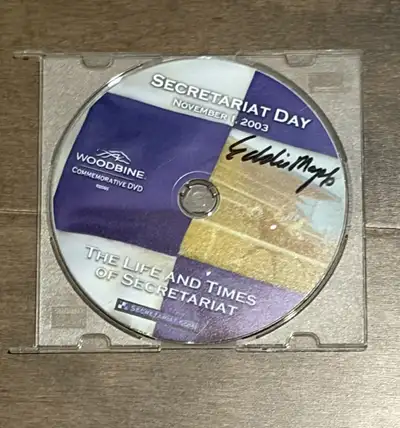 Eddie Maple signed Woodbine DVD, View more