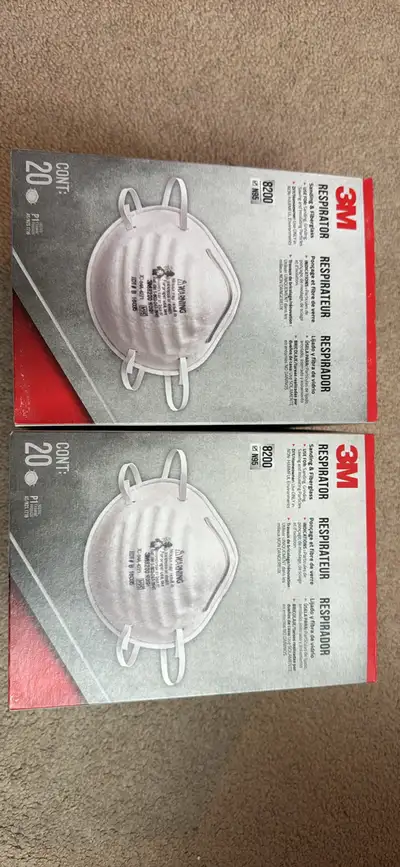 2 boxes of 3m 8200 mask, View more