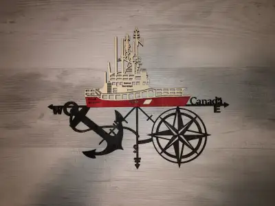 COAST GUARD COMPASS SIGN - Laser cut - Custom work no extra cost. These are highly detailed items. I...