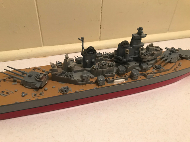 Fully Assembled Painted Battleship Model From Kit Ship Boat in Hobbies & Crafts in Kitchener / Waterloo - Image 3