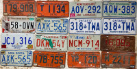 Old Licence Plates