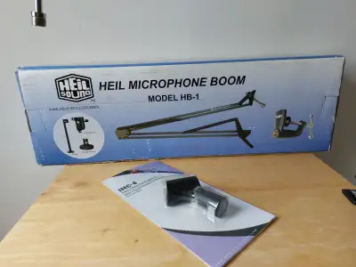 Heil HB-1 microphone boom with an IMC-4 holder, View more
