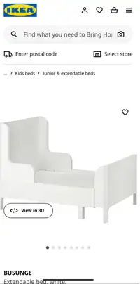 IKEA Busunge Extendable Children’s Bed (Two)