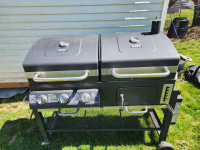 Duel gas / charcoal BBQ