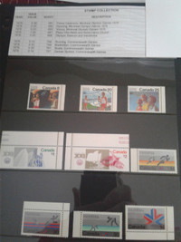 Canadian Stamps from 1976 to 1978