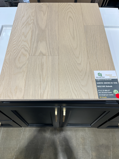 GREEN TOUCH FLOORS "HALOAK" FLOATING CLICK ENGINEERED HARDWOOD, View more