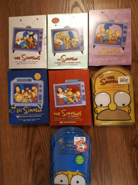 Lot dvd Les Simpsons saison 1 à 7 collector edition 