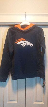 New w/tags Licensed Denver Broncos NFL hoodie, youth Large, $25 