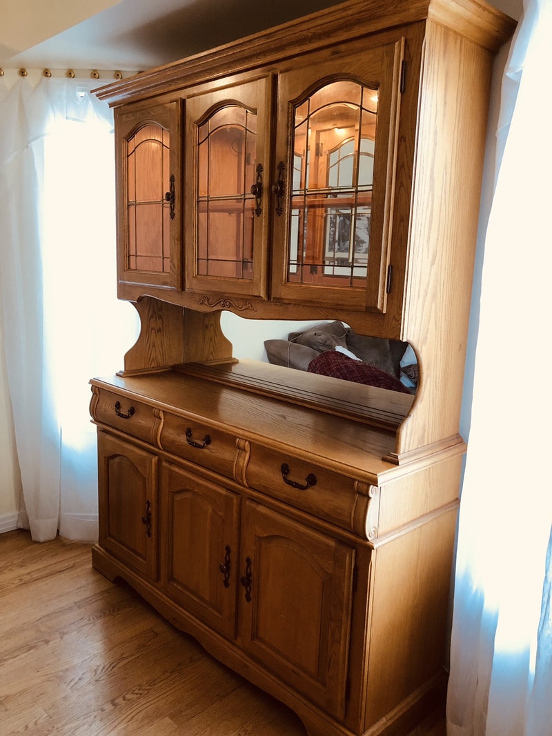 Oak Wood China Hutches & Display Edmonton Kijiji