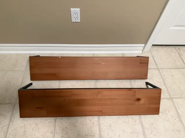 2 IKEA Fjallbo shelves63284922235011121