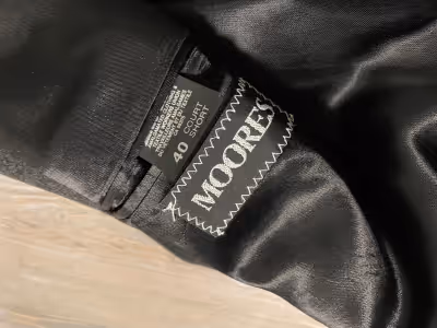 TipTop Men's Trench coat Outer is wool + nylon mix Very heavy, high-quality jacket In excellent cond...
