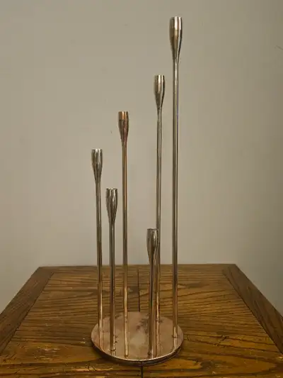 MID-CENTURY MODERN TABLE TOP CANDELABRA, View more