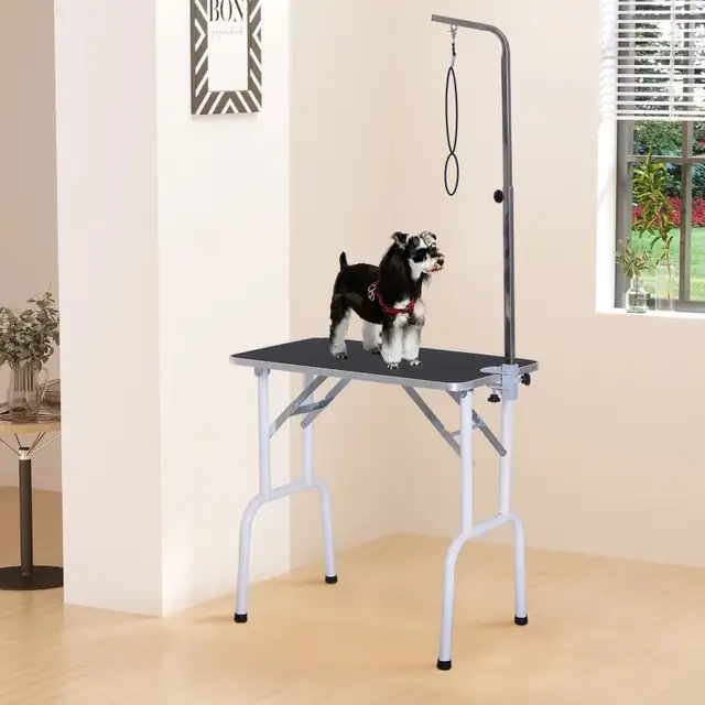 Foldable Pet Grooming Table fo Dogs Cats w/Adjustable Arm, Bl in Other in Markham / York Region - Image 11