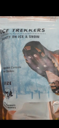 Ice Trekkers Tungston Carbide Shoe Spikes Ice 