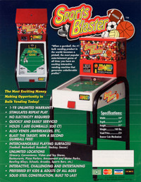 Sportsblaster Gumballs  / Bouncy Balls Machines for Sale