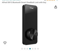 Alfred DB1S Bluetooth Smart Deadbolt Lock with Key