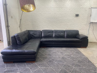 Genuine Leather Sectional 