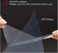 FEP film for SLA/LCD 3d printer, size for 8.9" LCD screen size