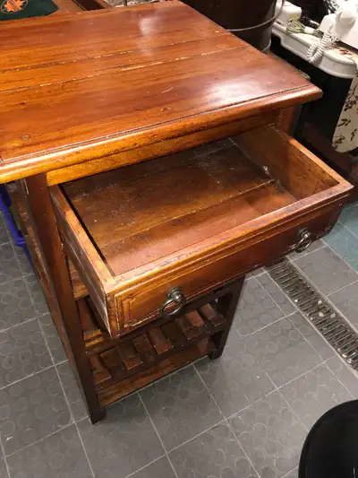 PARKER PICKERS - This antique wine rack has stunning patina with the wood being in excellent shape....