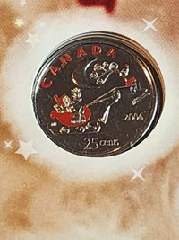 2006 Canada Holiday Set with Colourized 25 Cents