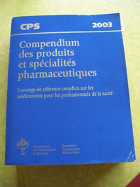 CPS COMPENDIUM 2003 -ASSOCIATION DES PHARMACIENS DU CANADA