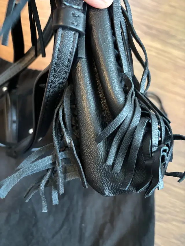 Maje Croc-embossed leather mini bag in Bags & Luggage in City of Toronto - Image 5