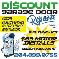 Discount Garage Door - Home of $49* Tuneups, $89* Motor Installs