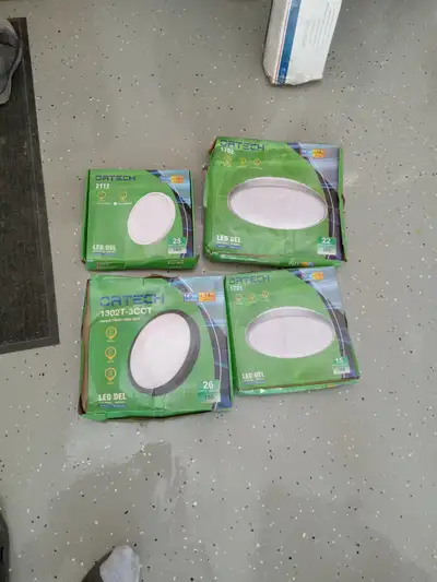 Flush mount led lights ( new ), View more