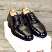 BNIB Gravati Neiman Marcus 16592 Men's Cap Toe Oxford Shoe 81/2W