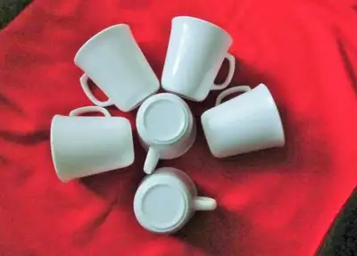 CORNING …  WHITE MUGS….10 oz, View more