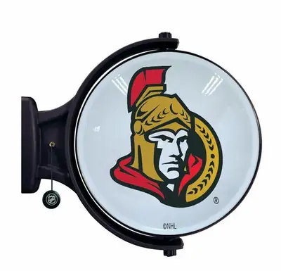 **BRAND NEW** Ottawa Senators NHL Sens Revolving Wall Light, View more