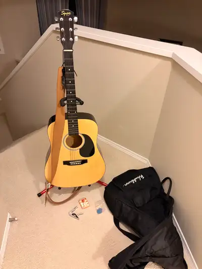 Squier Acoustic Guitar Bundle, View more