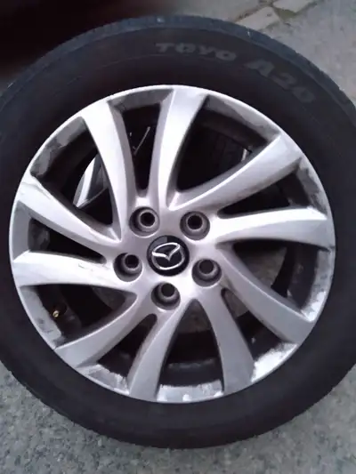 I have 4 used tires. 2 of them have substantial wear on the walls (see photos), but the other 2 stil...