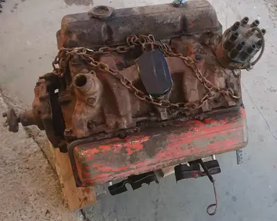 1968 Large journal forged steel crank 300HP high compression Chevy 327 with 60cc heads. Can send vid...