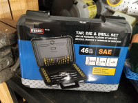 BRAND NEW 46-pc Tap, Die, and Drill set (SAE)
