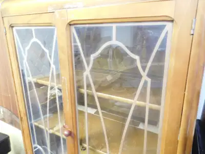 Vintage Art Deco Waterfall Cabinet for Sale, View more