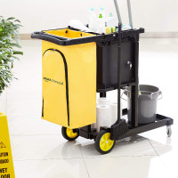 Amazon Commercial Janitorial Cart with Key-Locking Cabinet