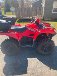 2017 Yamaha Grizzly EPS 700 has 1085 Kms and only 82hrs