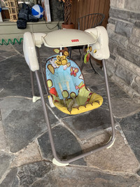  Baby swing chair w Projection theme and sounds with multiple sp