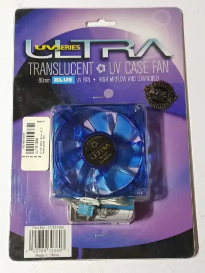 80mm translucent uv case fan, View more