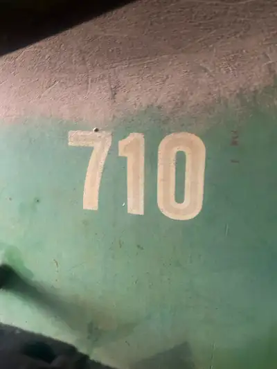 John Deere 710. Good working condition. PRO works. Bucket Snd extra prong for Hay loading. Tires in...